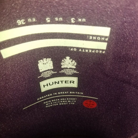 Hunter rain boots size 5 - Picture 6 of 8